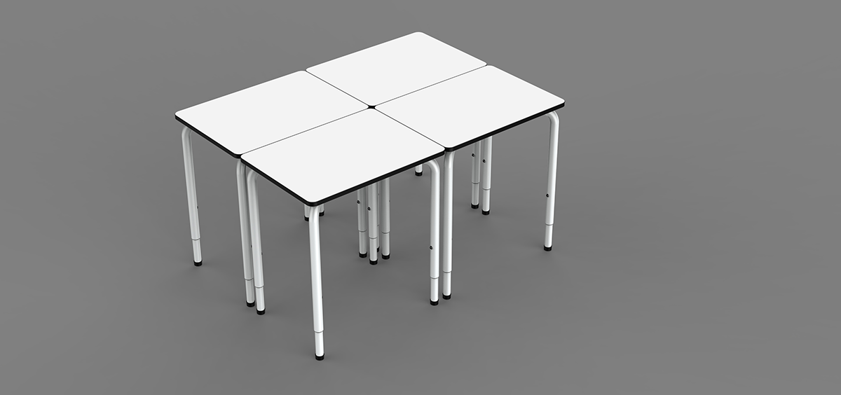 YCY-21013 長方形學生桌